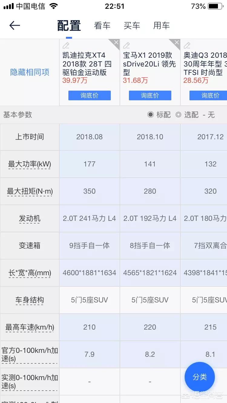 凯迪拉克xt4报价及图片