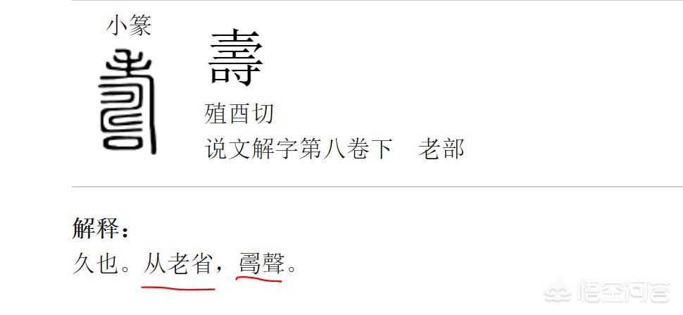 申字大篆与小篆字体对照