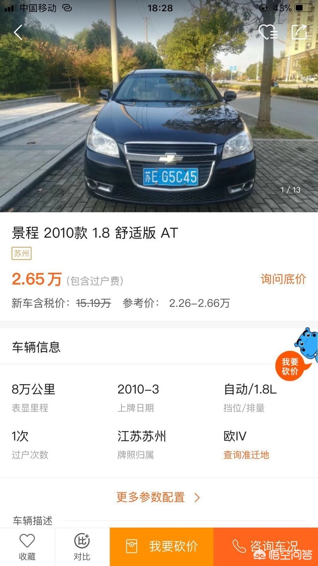 2万的二手车