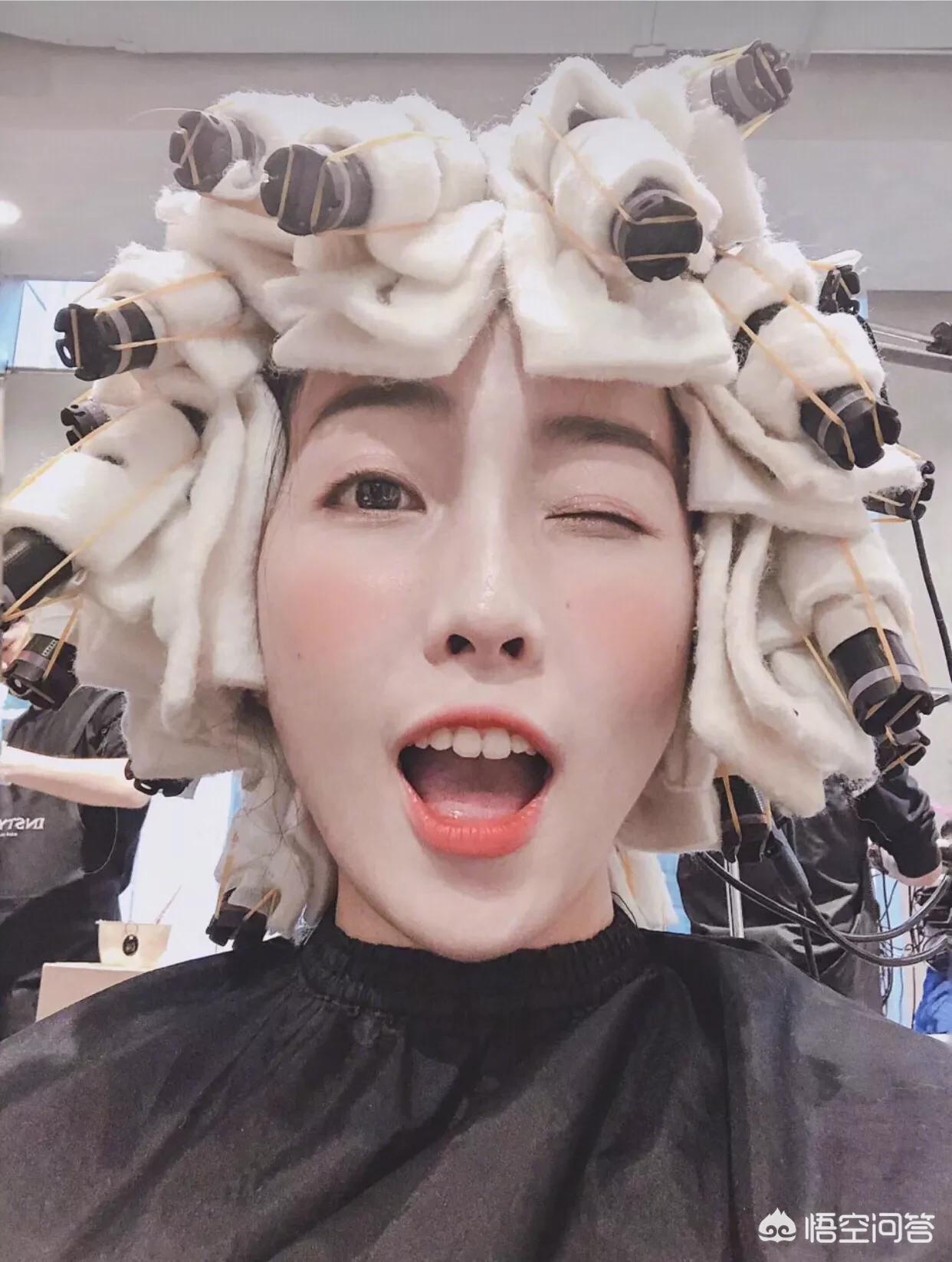 泡面头教程化妆技巧
