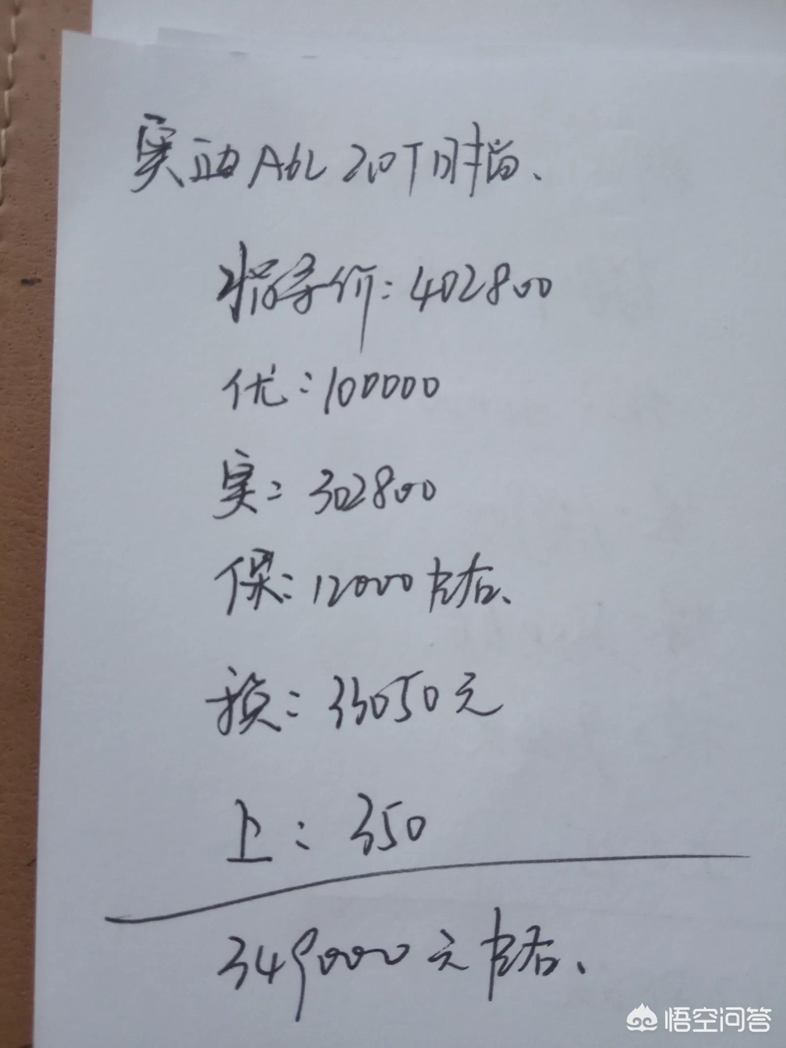 奥迪a62.0t报价