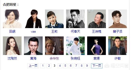 合肥市有什么明星