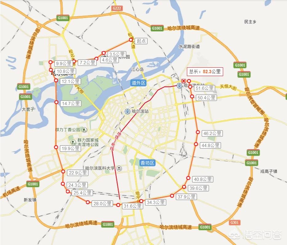 哈尔滨规划五环通过哪个区域?是怎么规划的? 哈尔滨规划五环通过哪个区域?是怎么规划的?