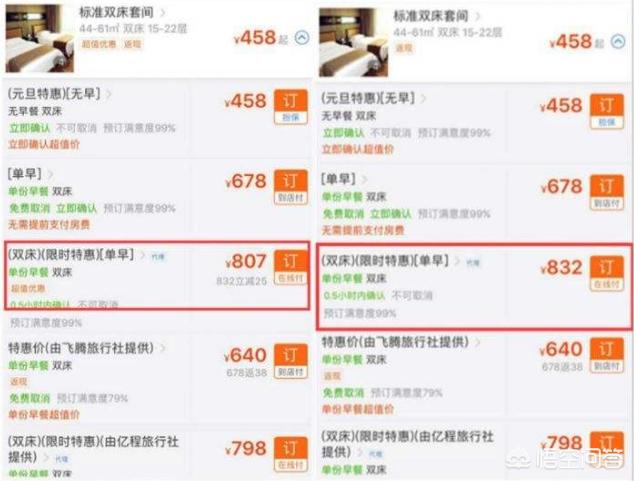 不同的软件订机票差价有什么影响？：不同平台机票差2千