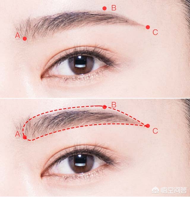 分辨化妆技巧看眉毛
