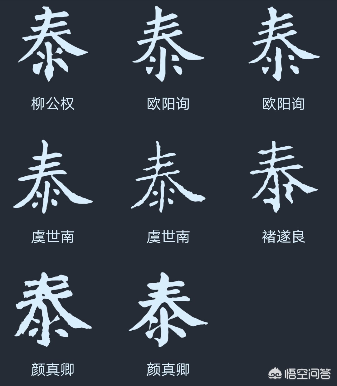 泰的小篆字体的造字法