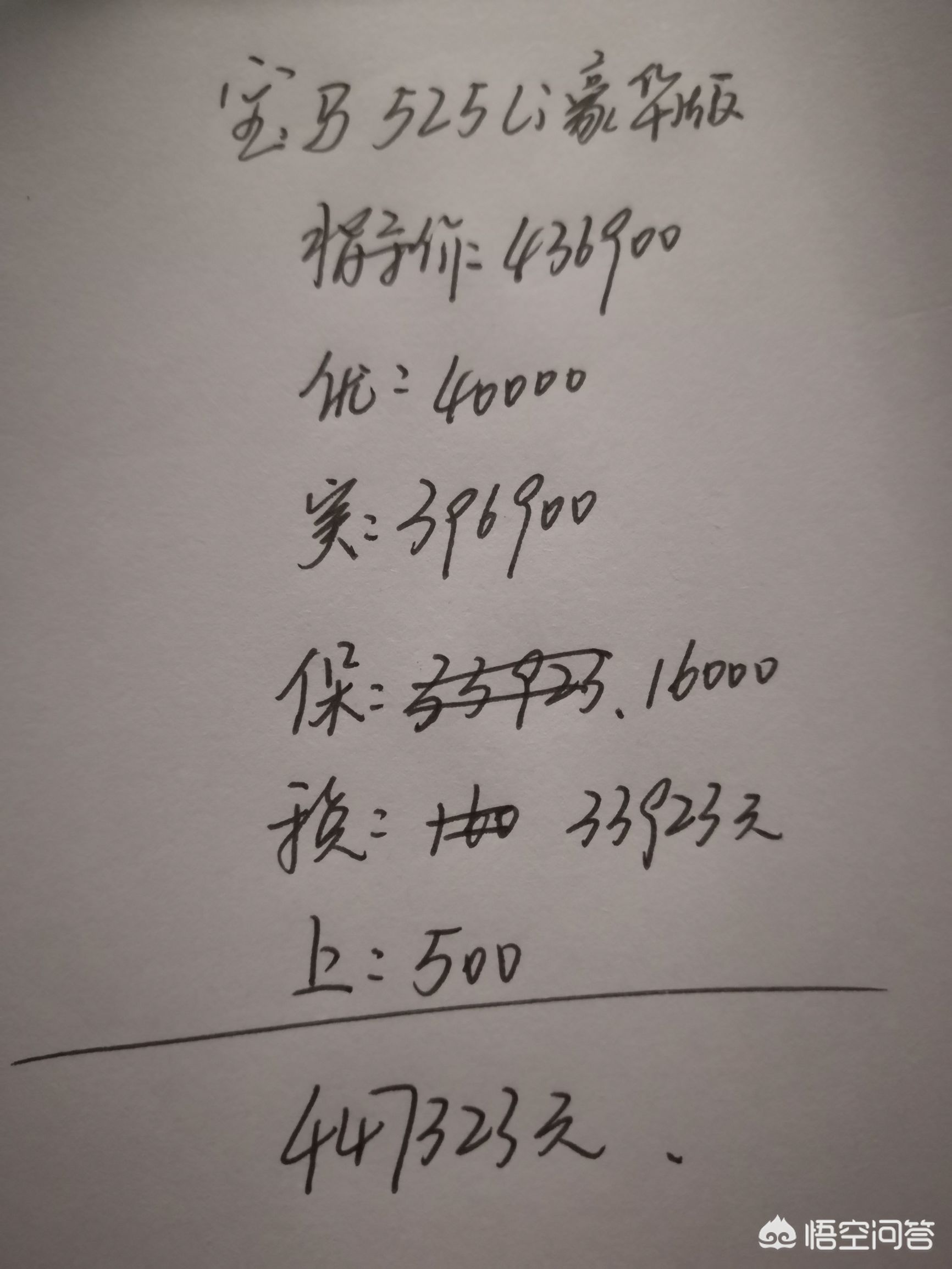 宝马报价大全