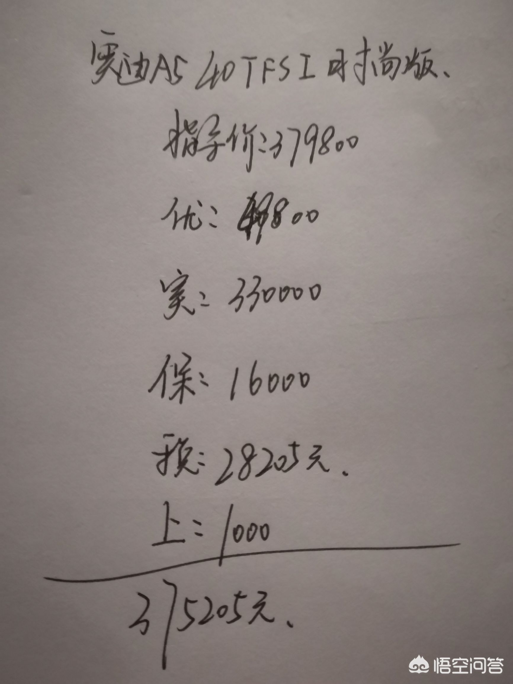 上汽奥迪a5