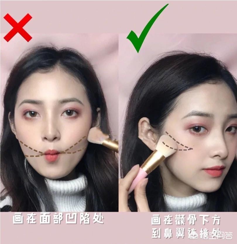 化妆拍照修容技巧

