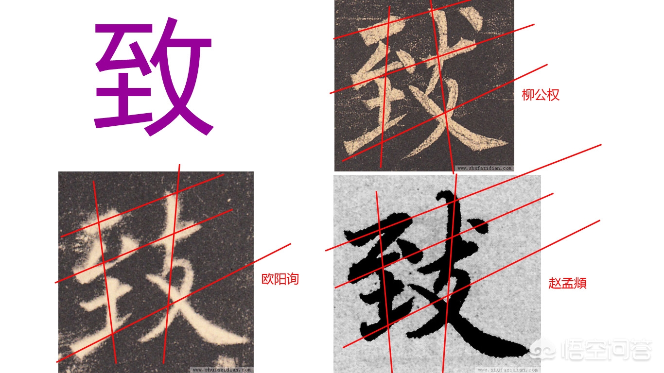 手写字体楷书教学