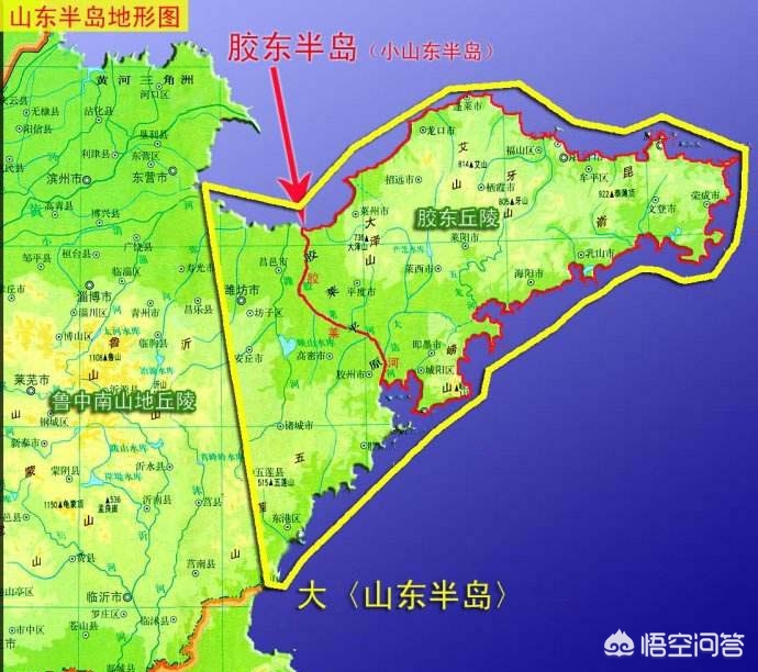 胶东半岛（胶东半岛具体是指哪？）