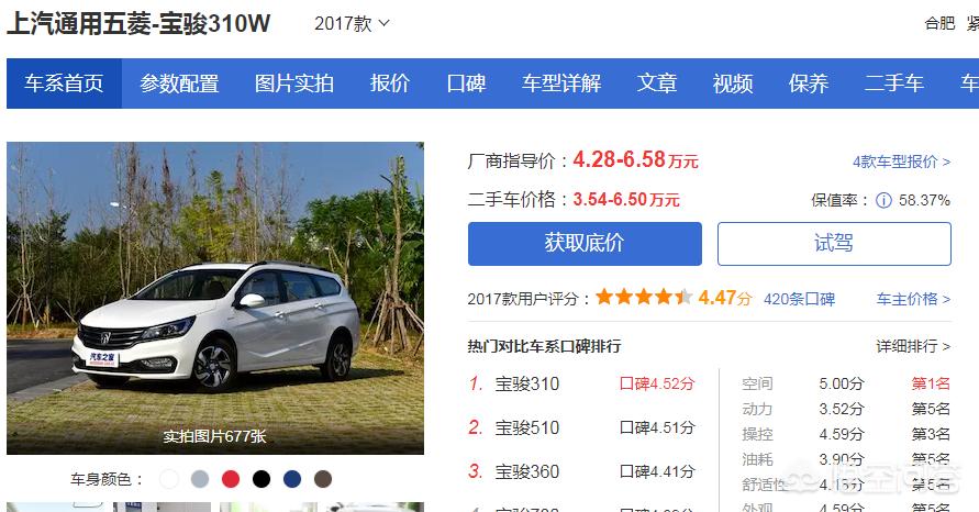 宝骏310w汽车报价及图片,宝骏310w汽车报价及图片大全