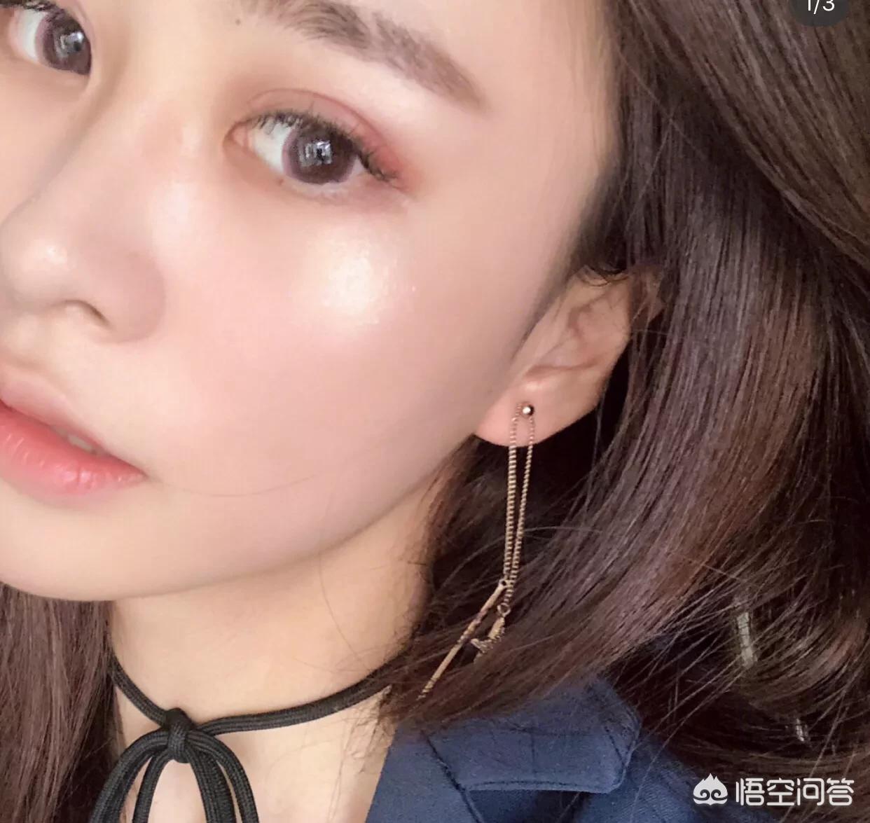 对比化妆技巧
