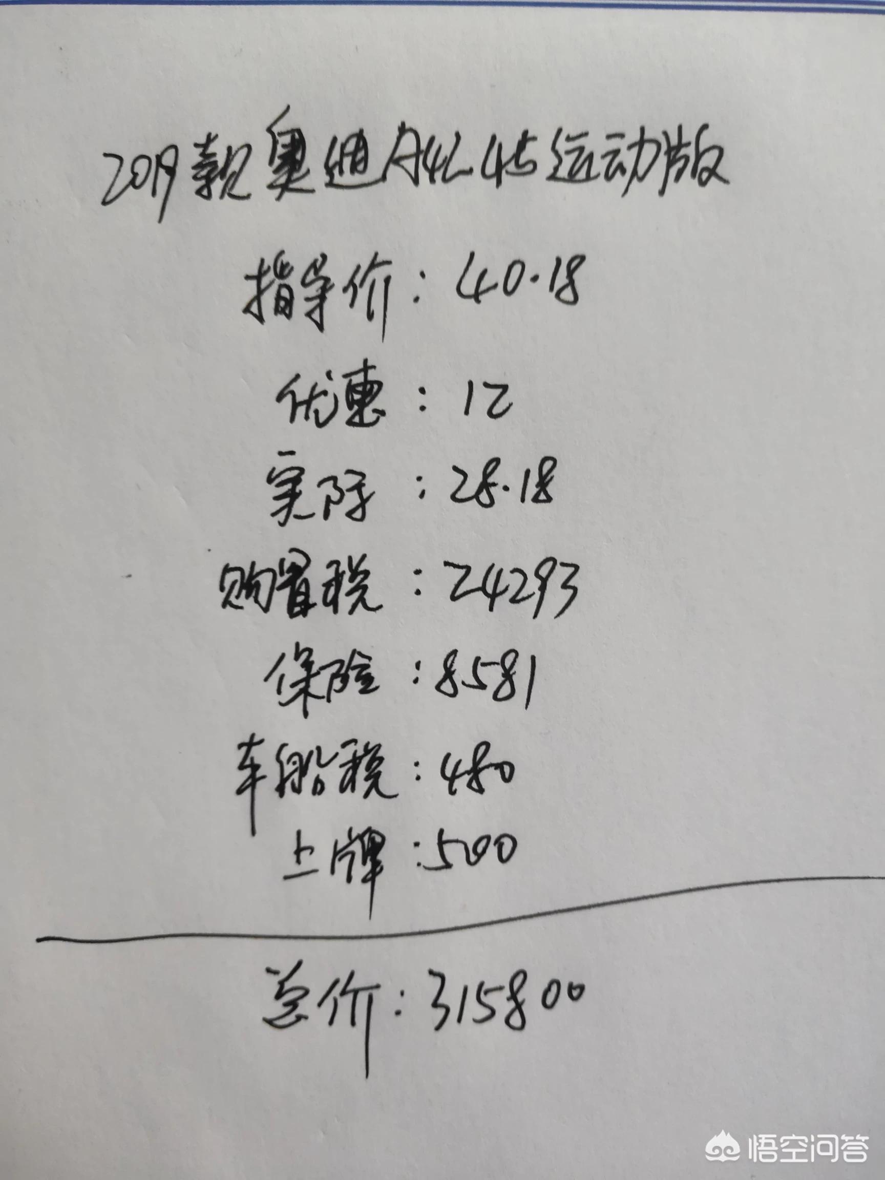奥迪a4l顶配多少钱