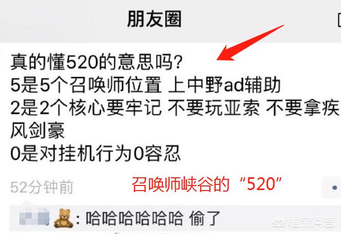 LOL玩家给出召唤师峡谷的“520”新解，5个位置，2个必Ban英雄，还有0是指什么？