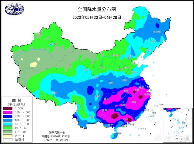 20个省市区大到暴雨