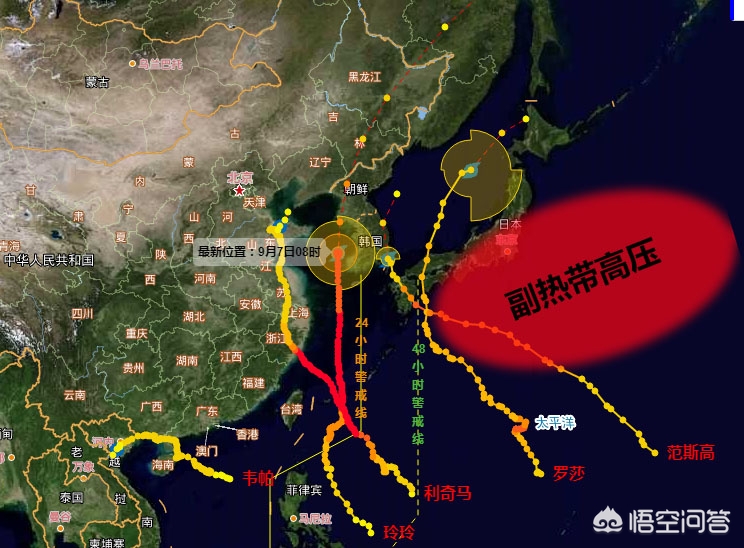 台风天带娃观浪被拘（今年台风给东北带来降水偏多，什么原因影响台风路径北上？）