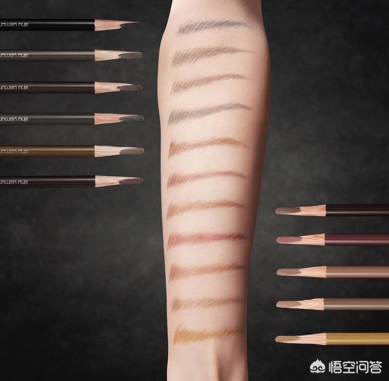 对比化妆技巧
