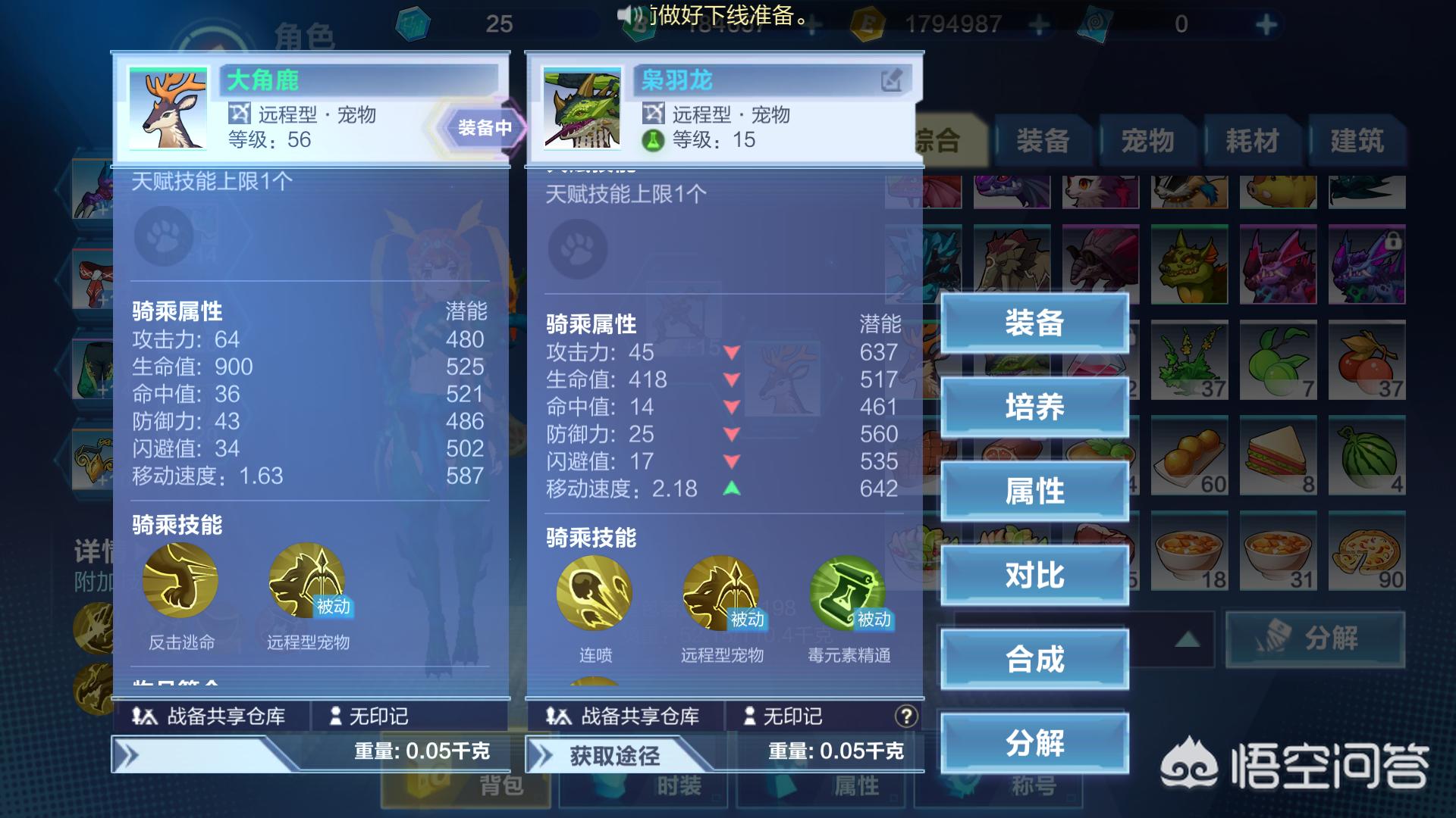 我的起源中，像斑马、迅羽龙这些宠物值得耗费功夫去抓吗？