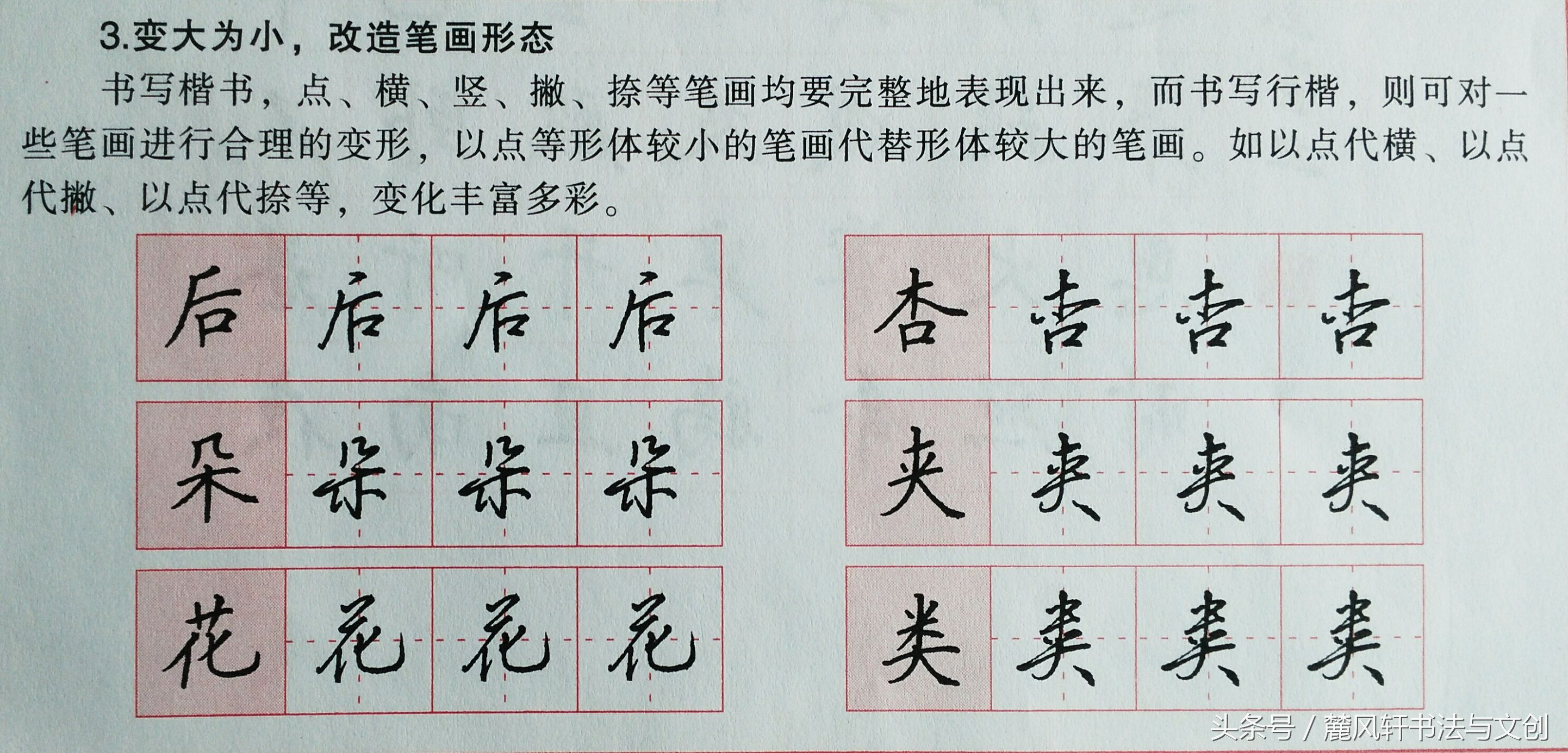 行书钢笔字体临摹