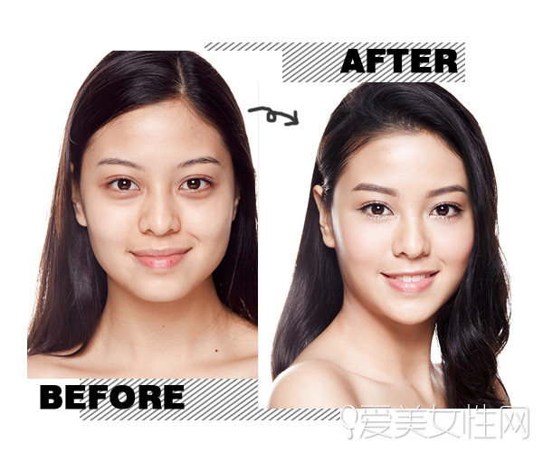 化妆小技巧变美女
