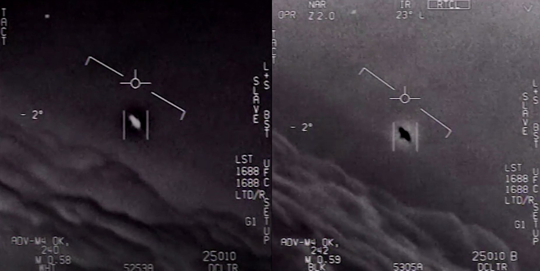 美战机被曝撞上UFO