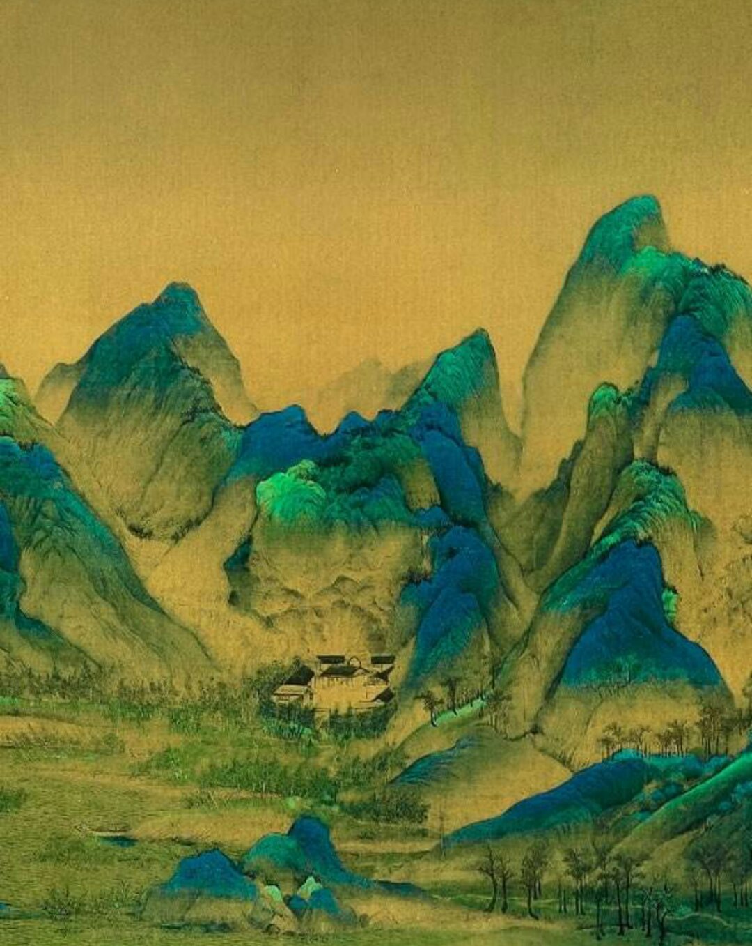 国家宝藏的《千里江山图》用了哪些颜料？-图2