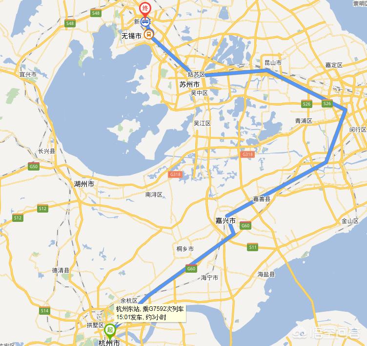 杭州市无锡的哪个方向