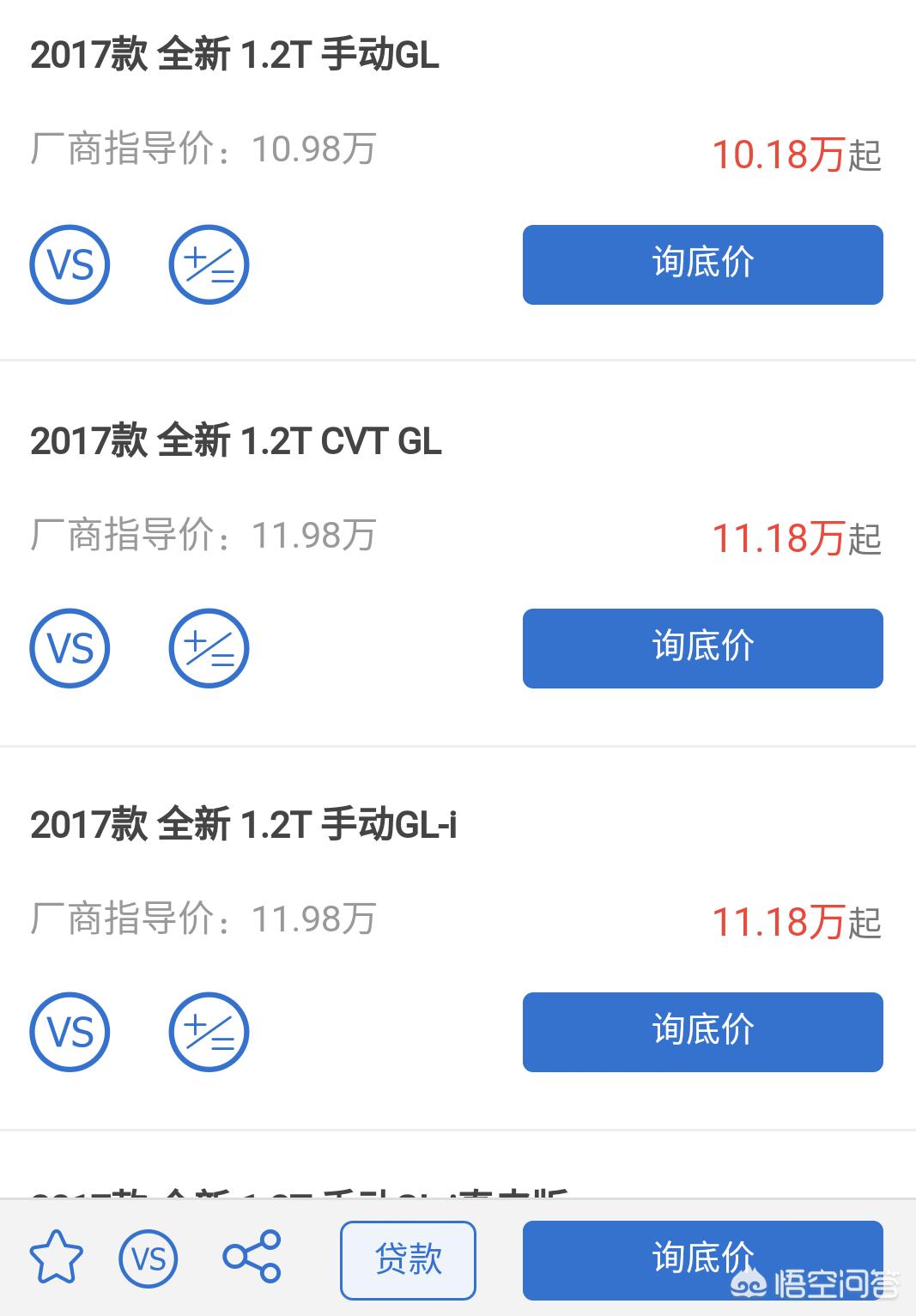 二手卡罗拉价格