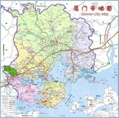 厦门市地图哪个方位