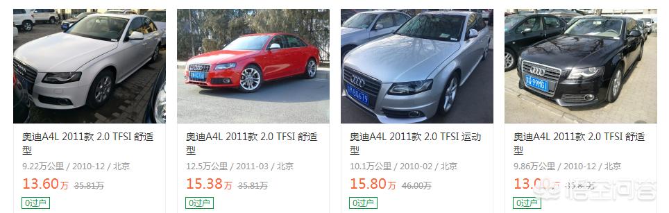 奥迪a4l成交价