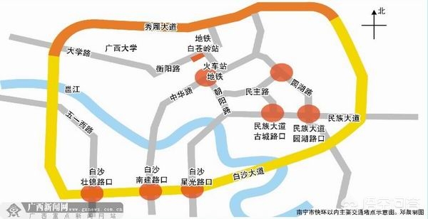 进南宁市堵车怎么办理的