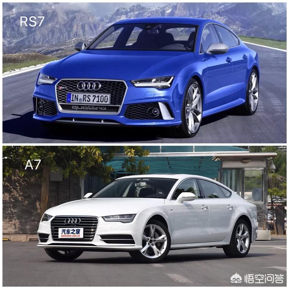 奥迪a7改rs7