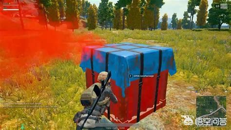 为什么绝地求生中的空投是蓝红色的？