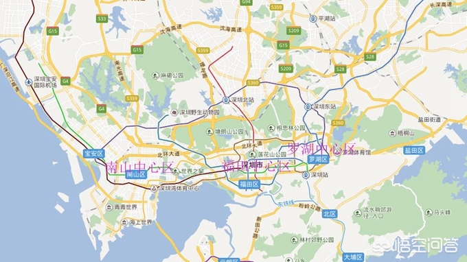 深圳最新行政地图区域划分?:深圳地图高清 深圳最新行政地图区域划分?:深圳地图高清