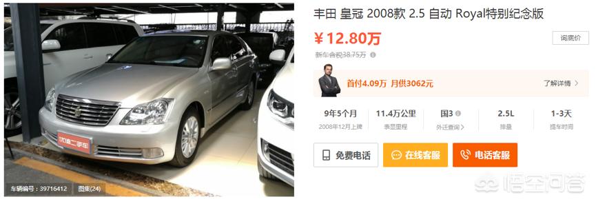 皇冠车二手车
