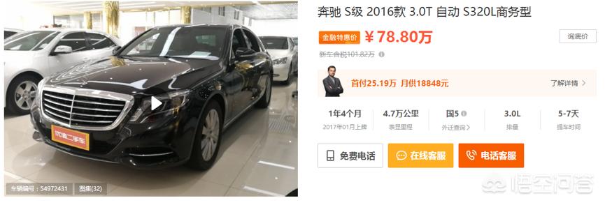 奔驰S级二手