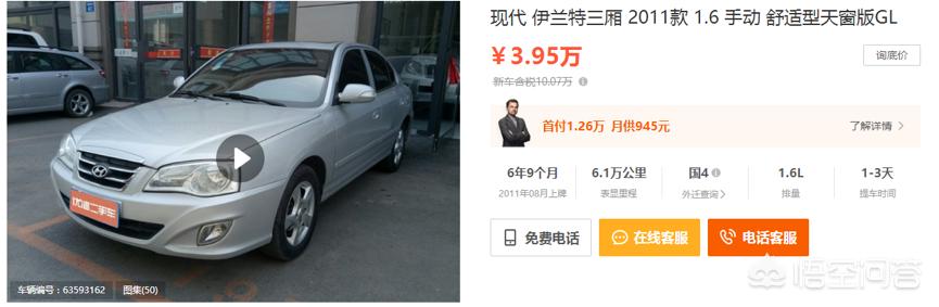 二手车伊兰特
