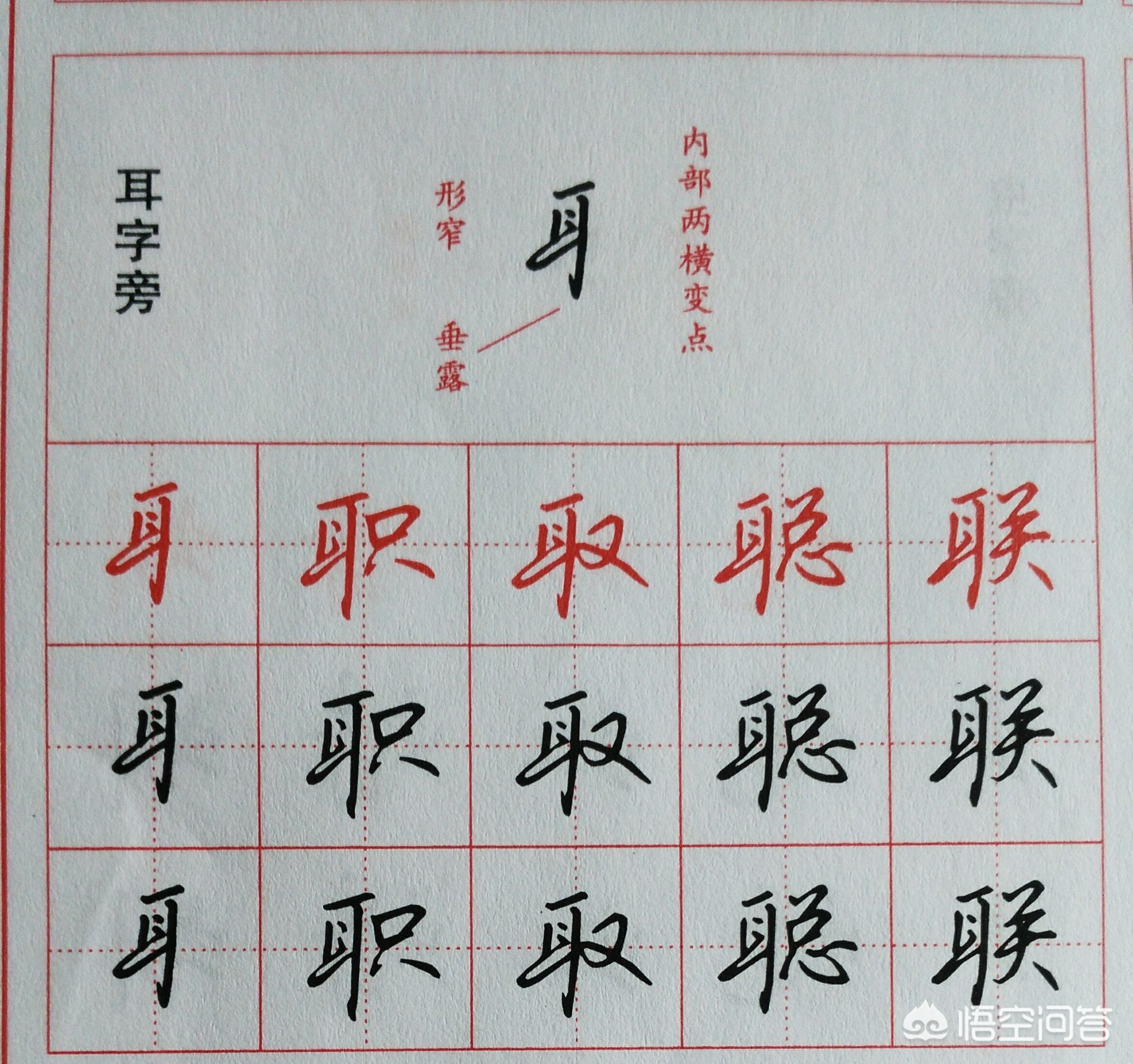 国行楷书法字体