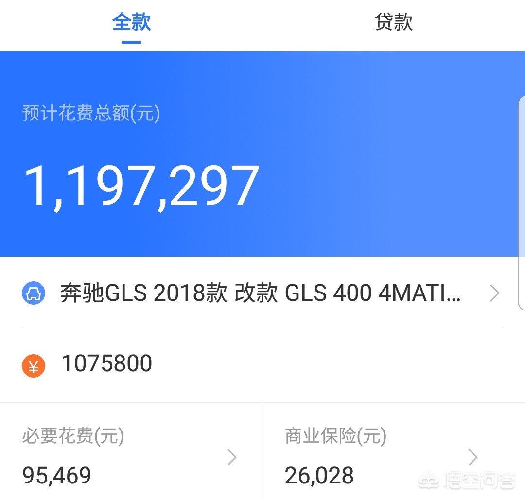 奔驰gls价格