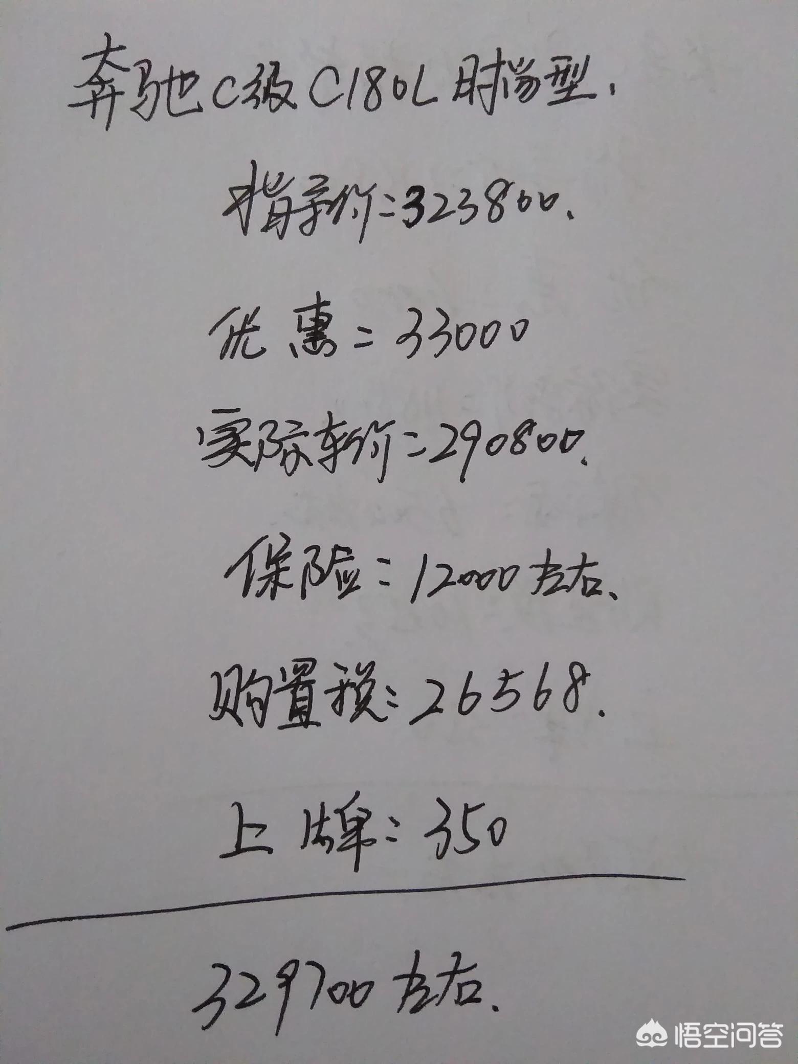 奔驰c价格及图片