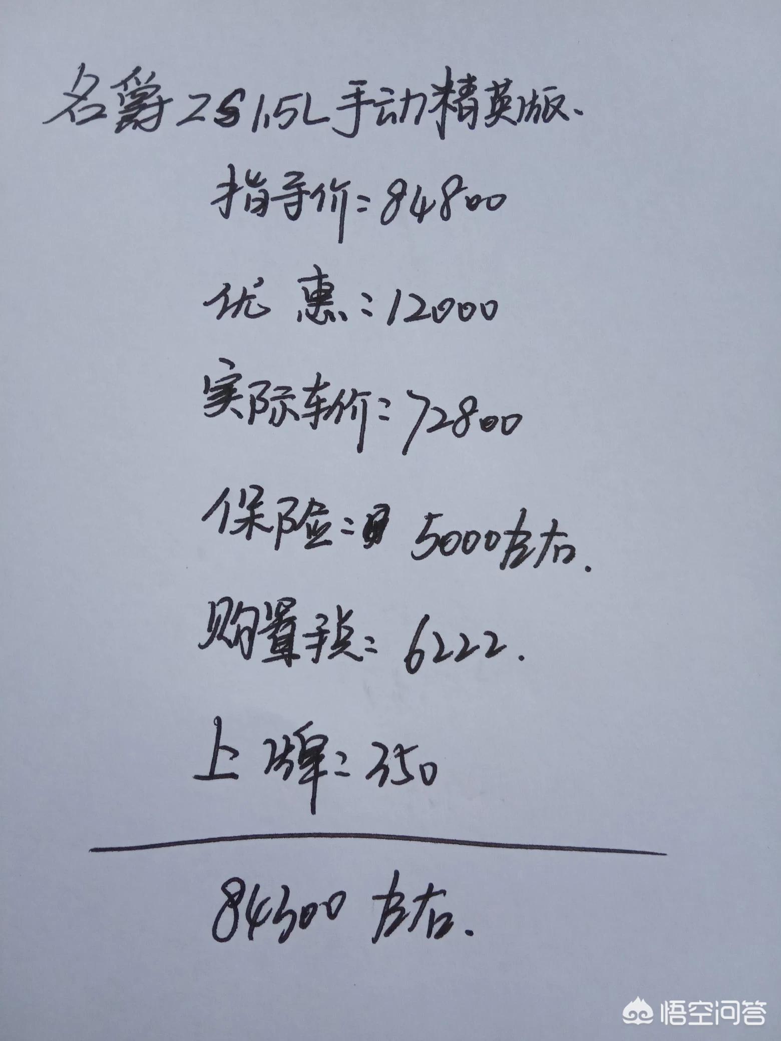 mgzs汽车报价,mgzs汽车报价及图片