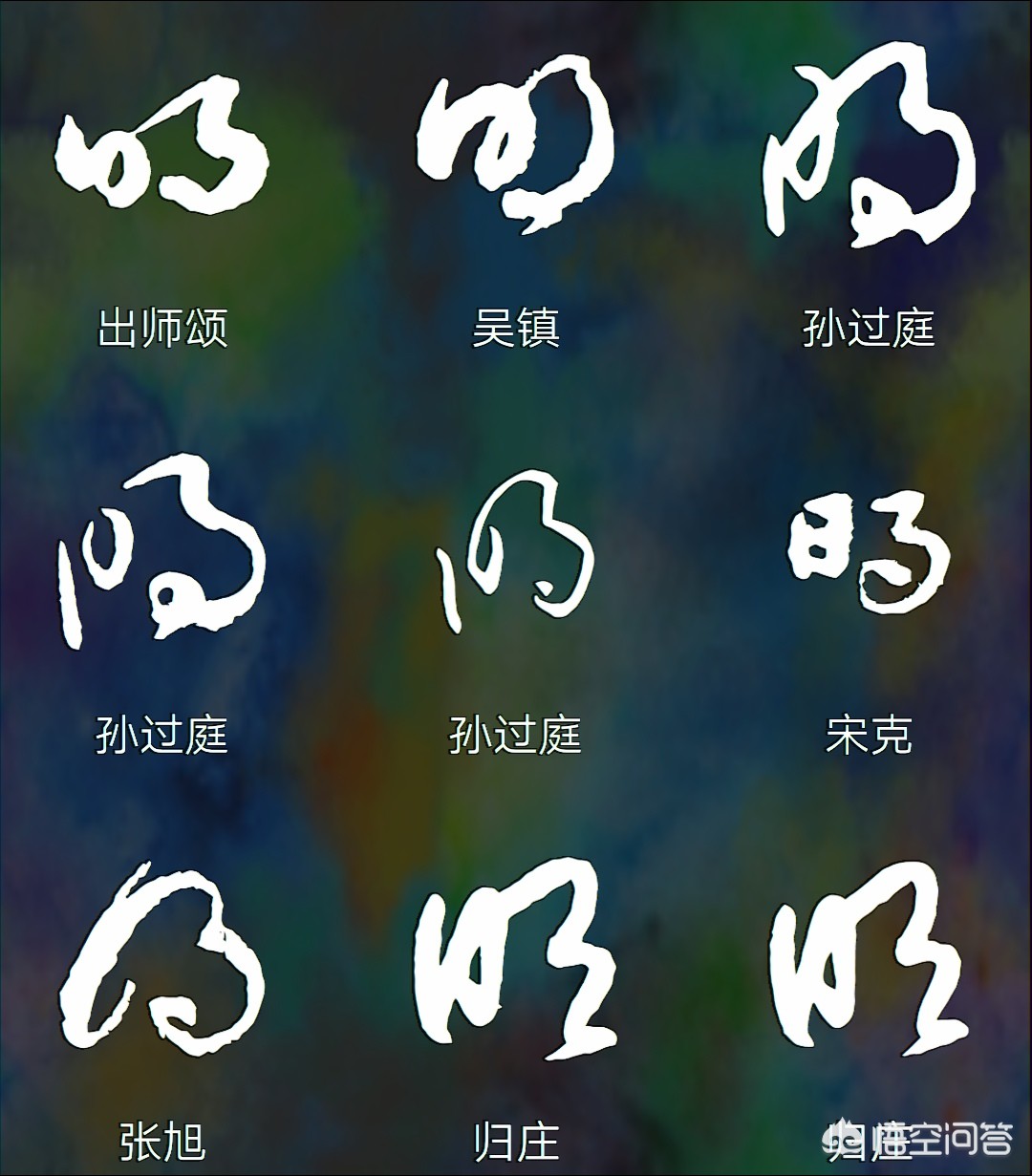 看得懂的草书字体