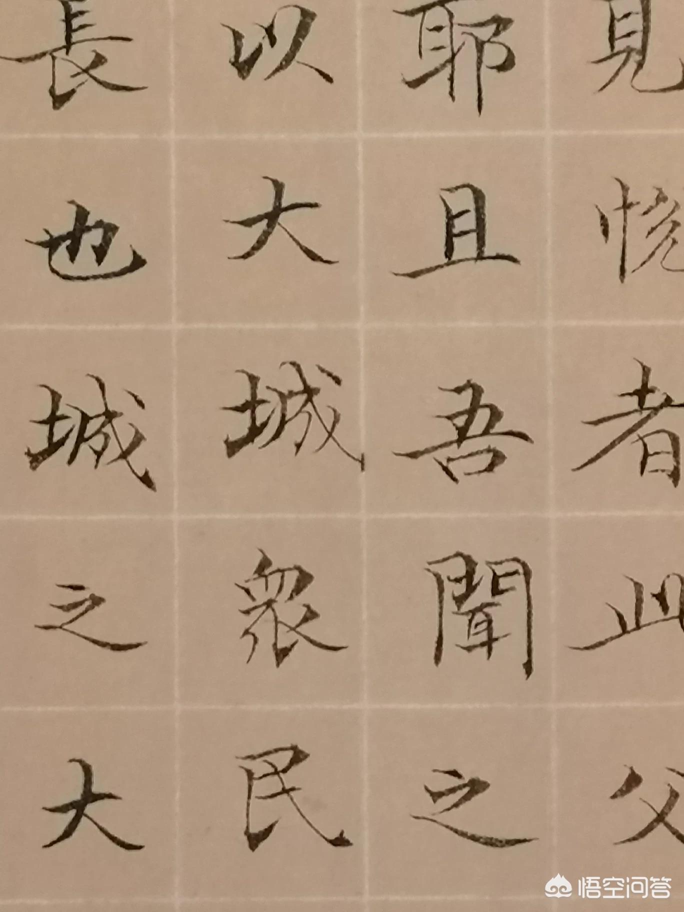 唐朝楷书字体怎么写