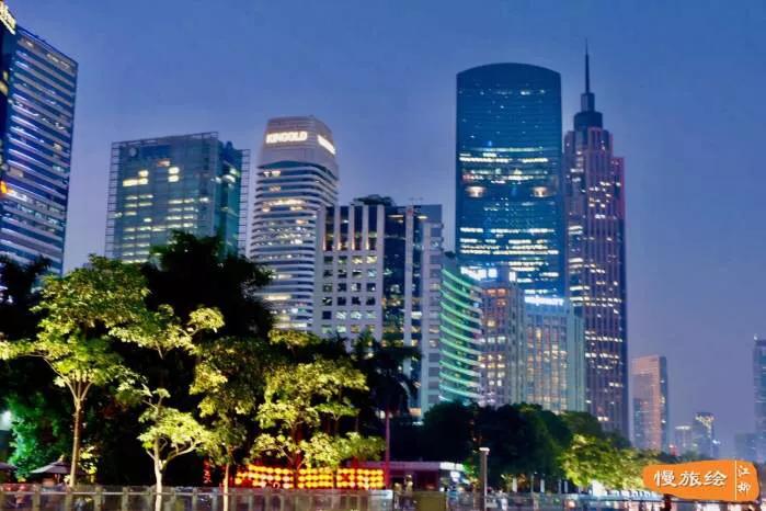 形容广州夜景的句子？