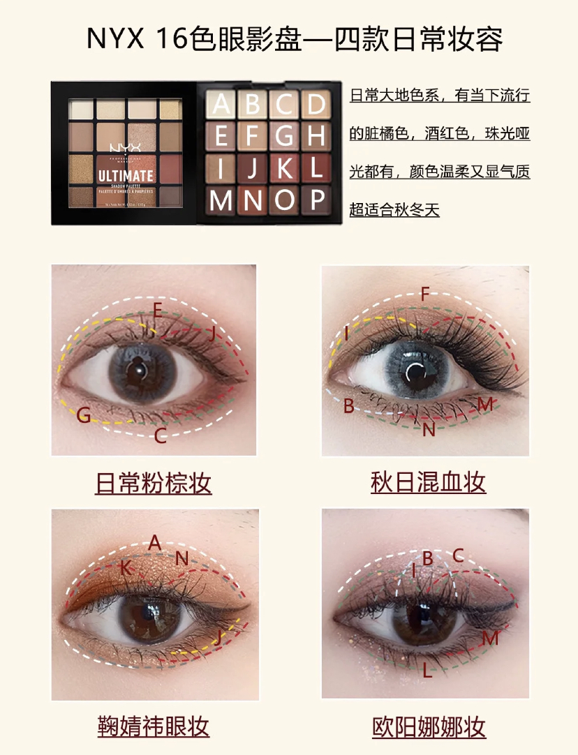 化妆教学新手技巧
