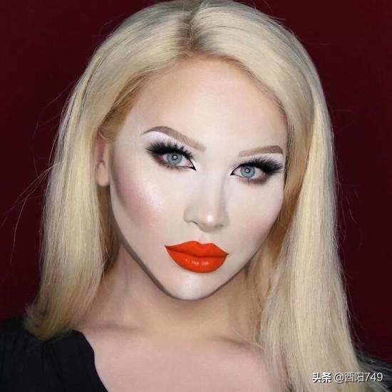 男扮女装技巧化妆
