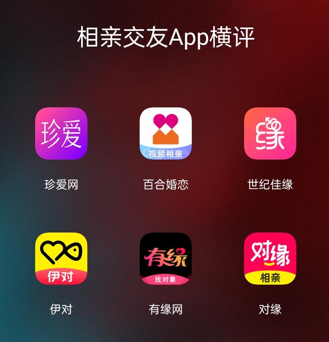 6大相亲交友App体验对比！今年找对象，就靠它们了