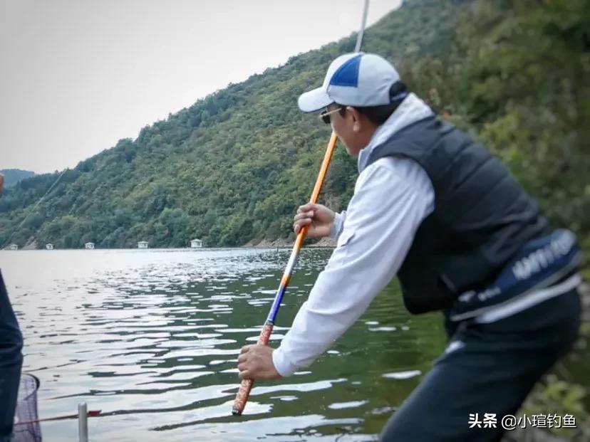 如何硬竿遛大鱼？：男子绑60斤鱼遛街