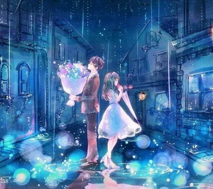 动漫爱情，动漫爱情动作